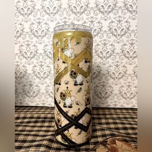 20 oz Homemade Gnome Bee Tumbler